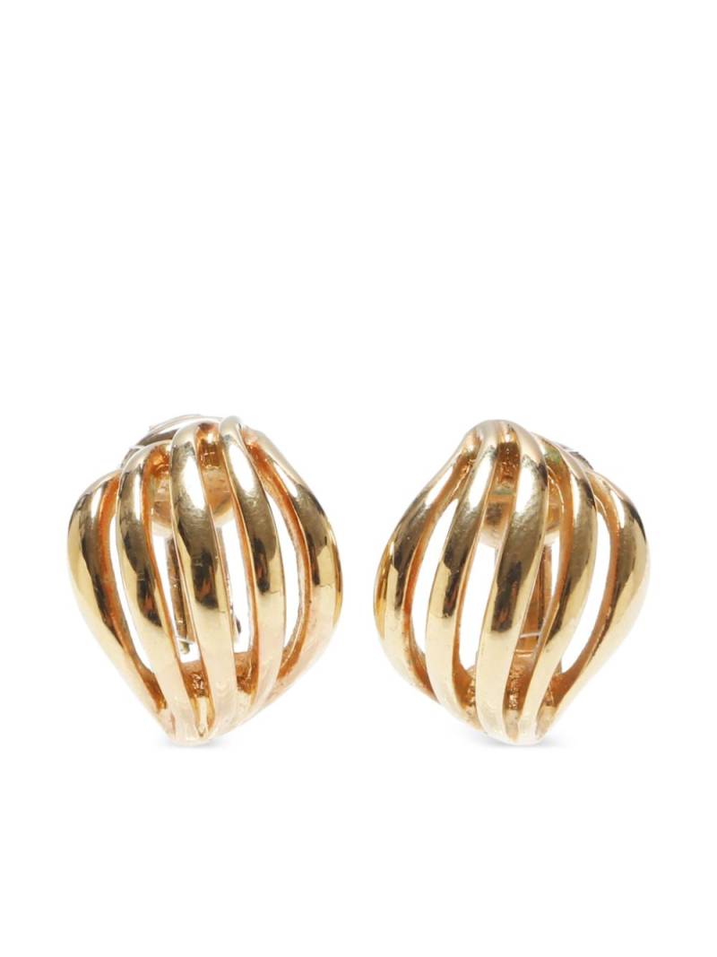 Christian Dior Pre-Owned clip-on earrings - Gold von Christian Dior Pre-Owned