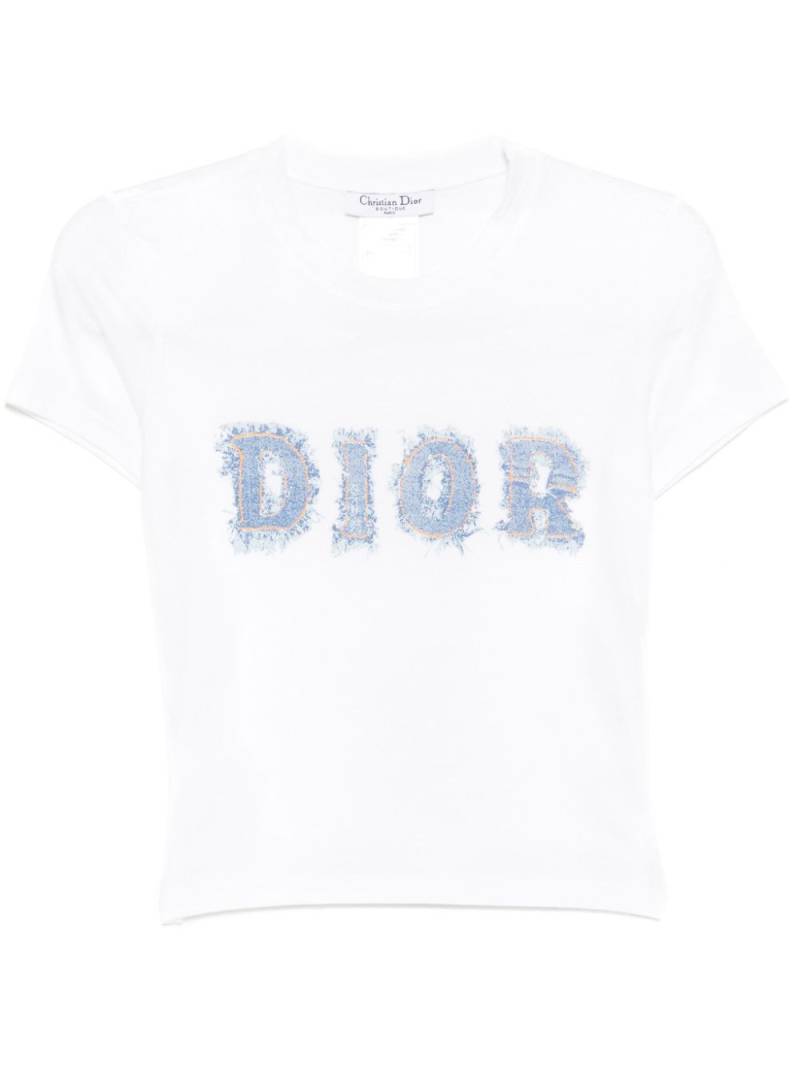 Christian Dior Pre-Owned logo short-sleeved T-shirt - White von Christian Dior Pre-Owned