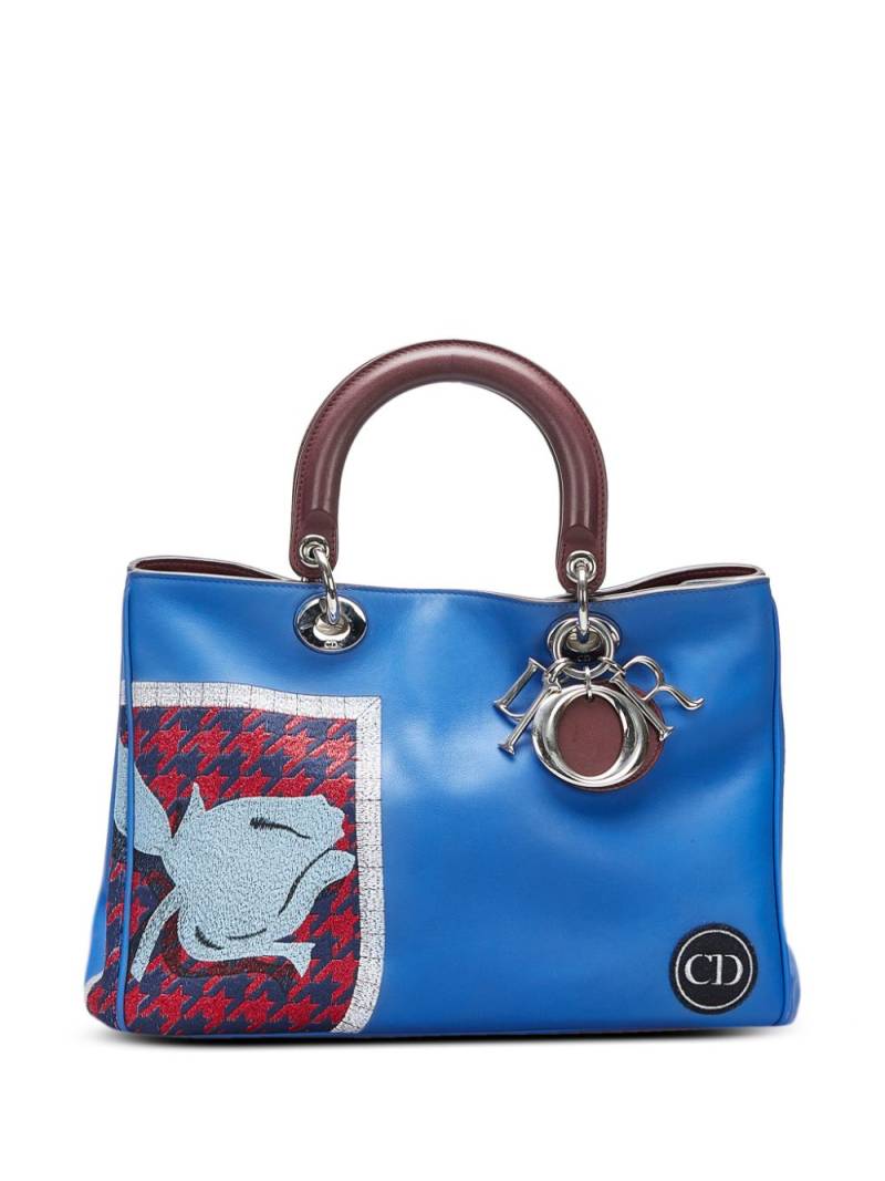 Christian Dior Pre-Owned medium Diorissimo two-way bag - Blue von Christian Dior Pre-Owned