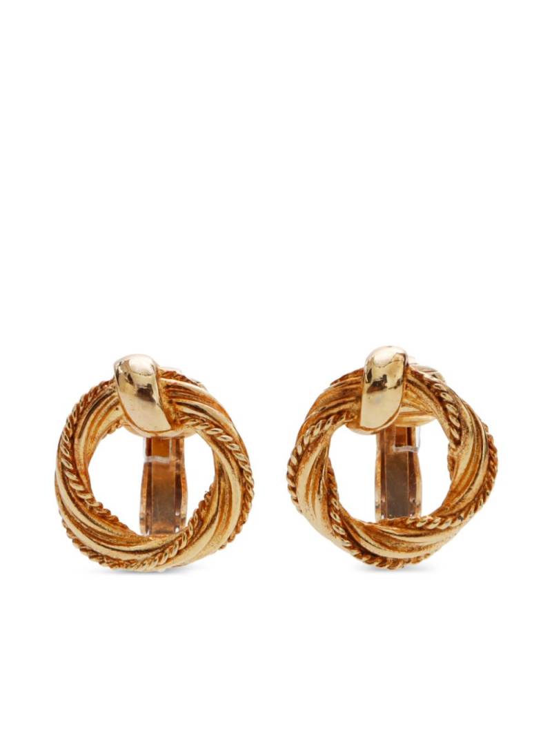 Christian Dior Pre-Owned rope-chain earrings - Gold von Christian Dior Pre-Owned