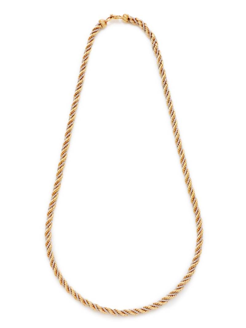 Christian Dior Pre-Owned rope-chain necklace - Gold von Christian Dior Pre-Owned