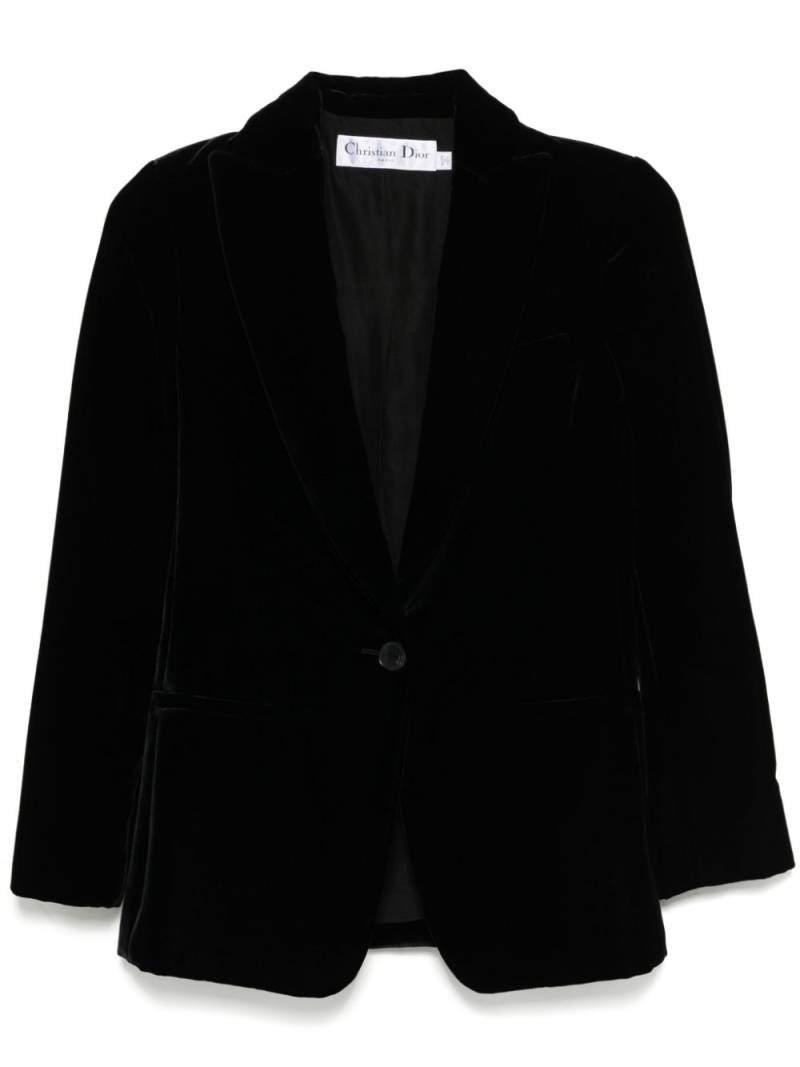 Christian Dior Pre-Owned single-breasted blazer - Black von Christian Dior Pre-Owned