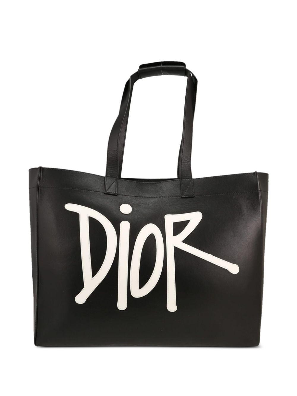 Christian Dior Pre-Owned x Stüssy D-Dior Editions Limitées shopping bag - Black von Christian Dior Pre-Owned