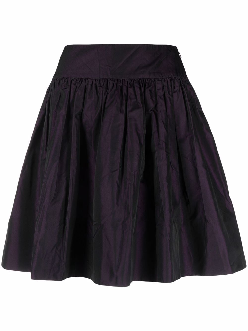 Christian Dior Pre-Owned 2000s gathered flared mini-skirt - Purple von Christian Dior Pre-Owned