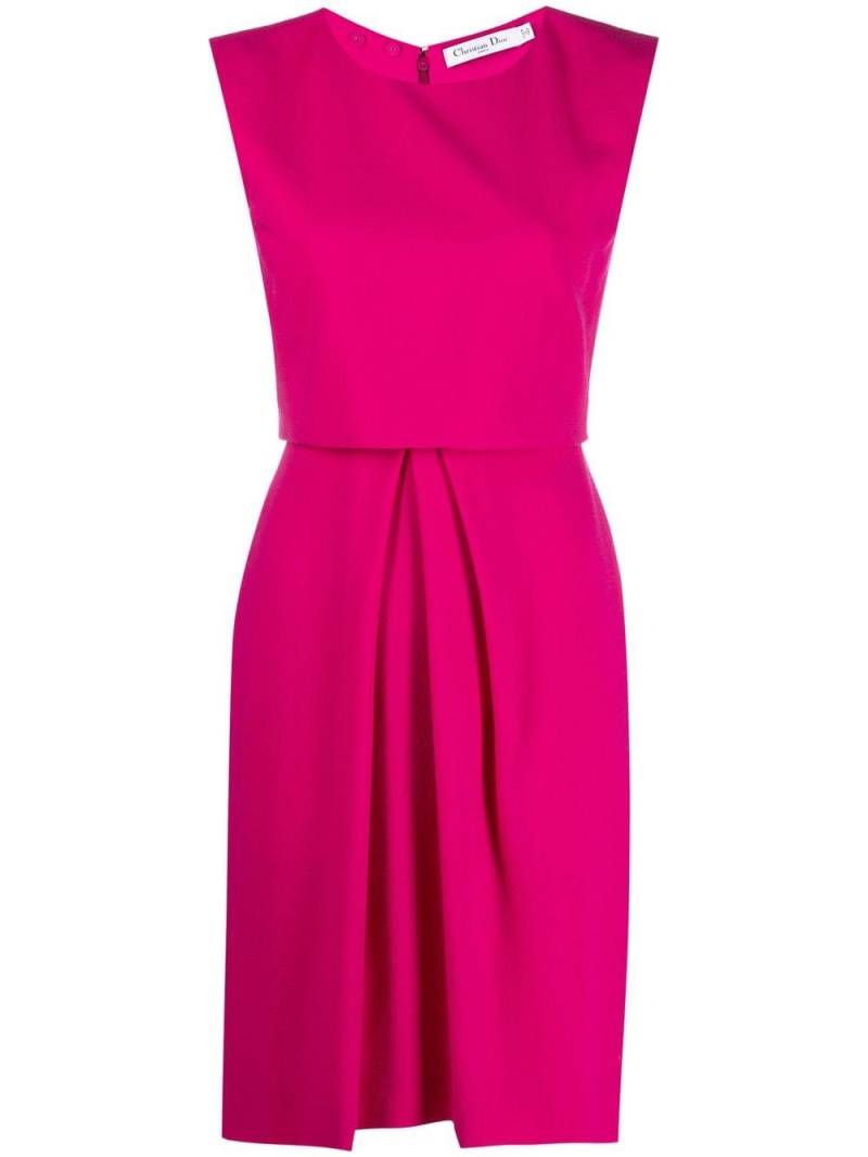 Christian Dior Pre-Owned 2010s layered sleeveless dress - Pink von Christian Dior Pre-Owned