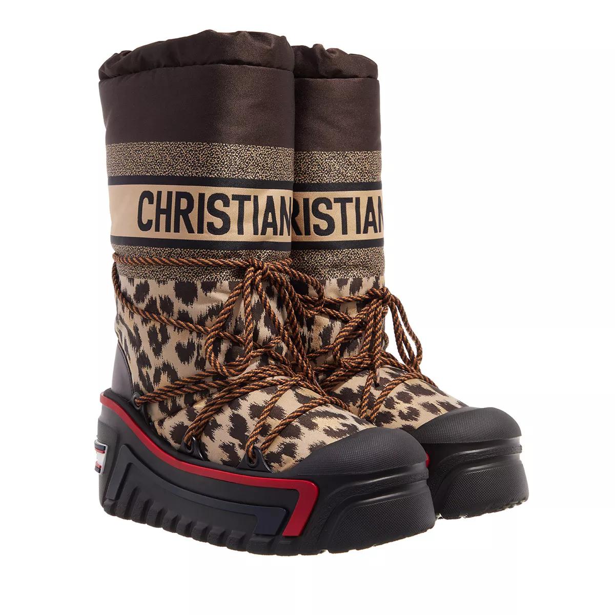 Christian Dior Stiefel & Boots - Dioralps Highboots Afterski - Gr. 35_36 - in Braun - für Damen von Christian Dior