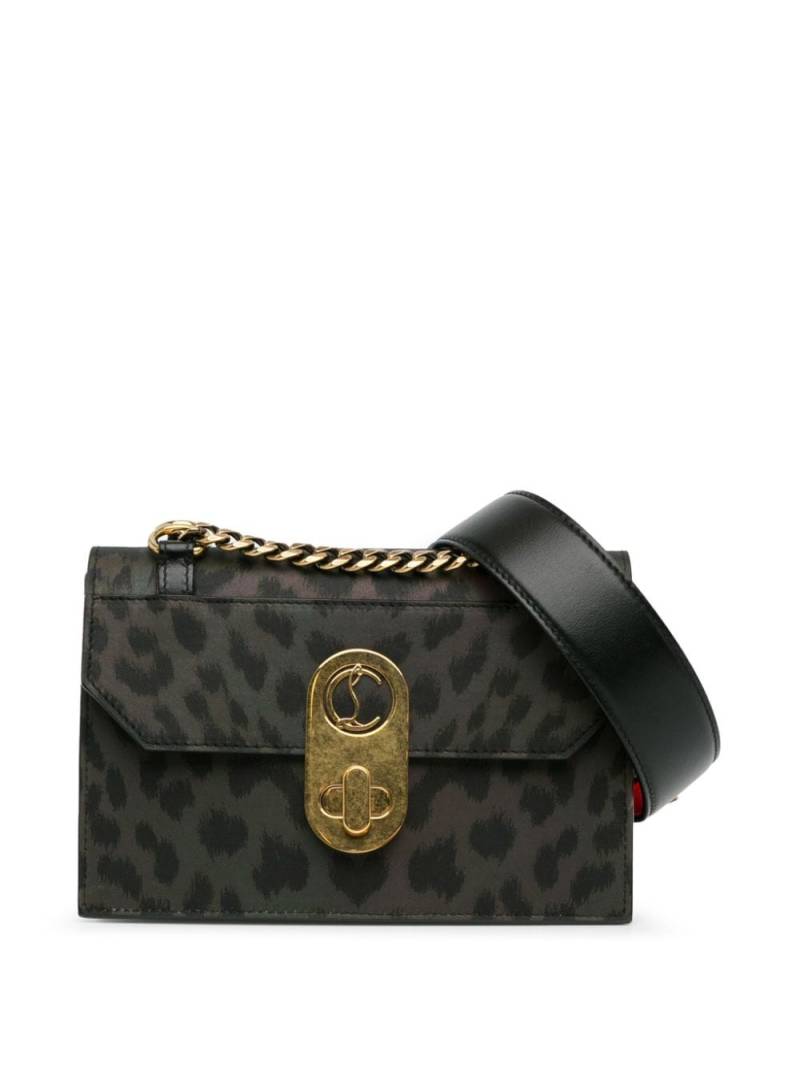 Christian Louboutin Pre-Owned 2000-2023 Mini Leopard Print Elisa crossbody bag - Grey von Christian Louboutin Pre-Owned