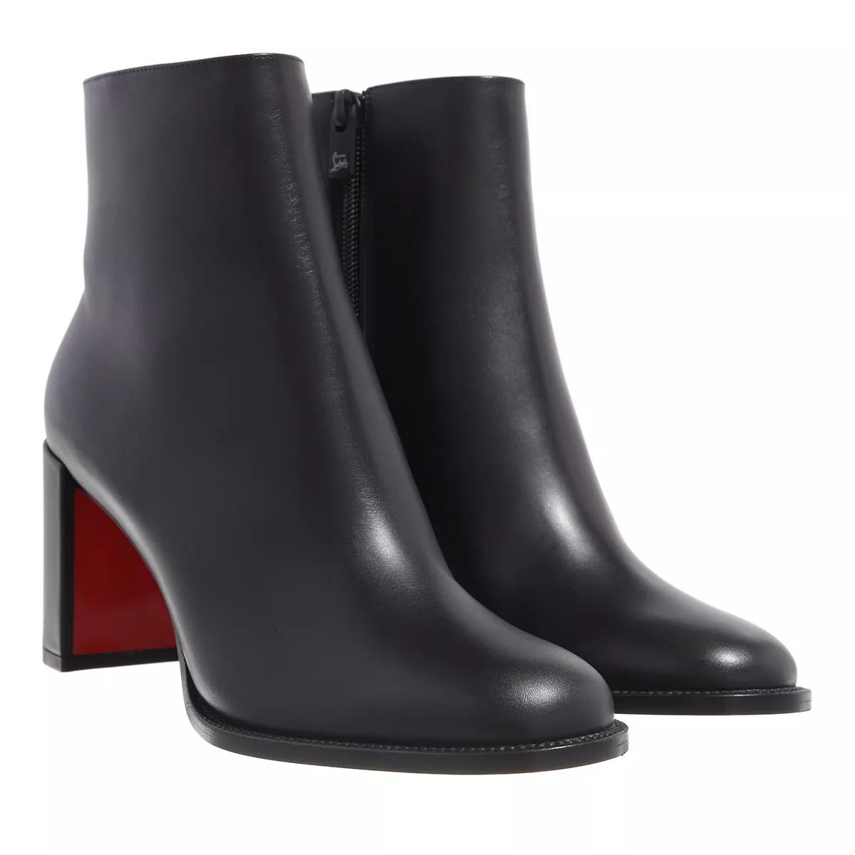 Christian Louboutin Boots & Stiefeletten - Ankle Boots Leather - Gr. 38 (EU) - in Schwarz - für Damen von Christian Louboutin