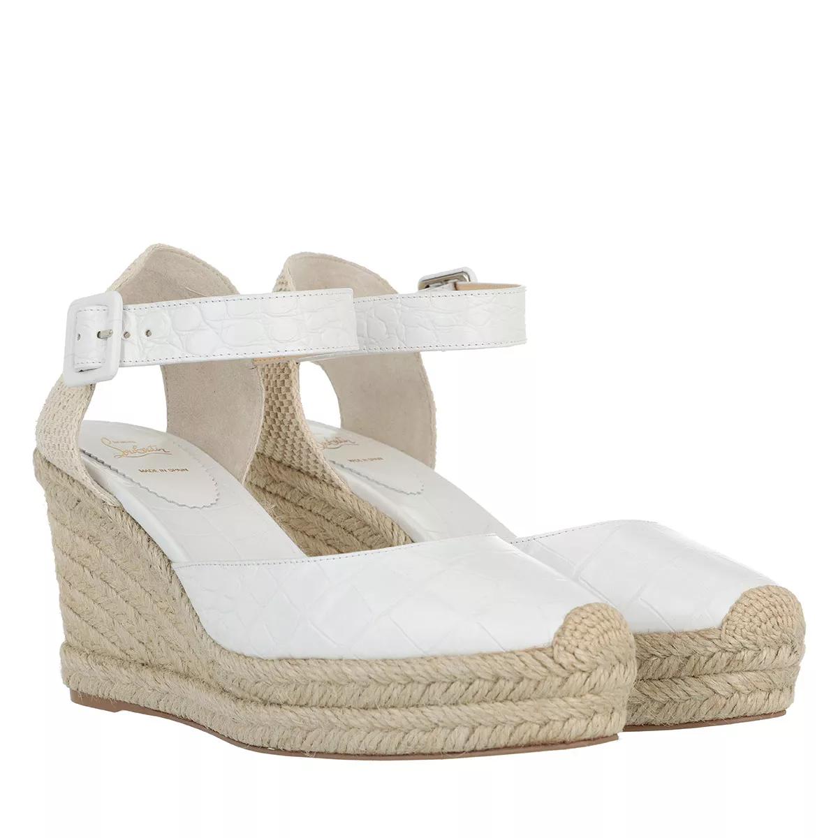 Christian Louboutin Espadrilles - Amelina Espadrille Wedges - Gr. 40 (EU) - in Weiß - für Damen von Christian Louboutin