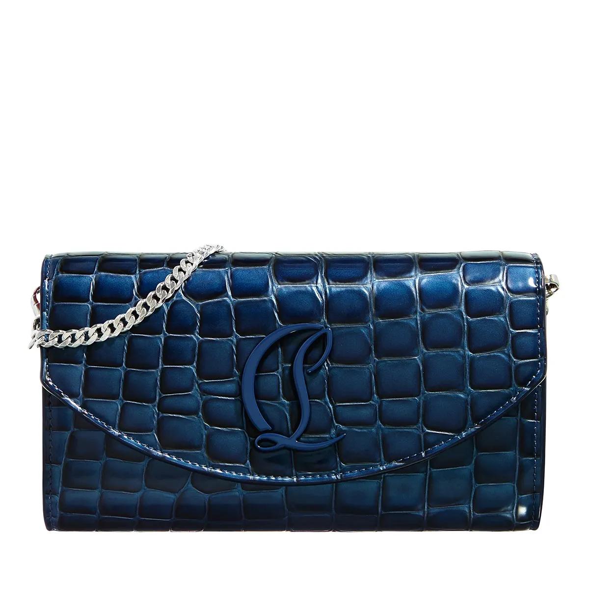 Christian Louboutin Handtasche - Loubi54 Clutch Bag - Gr. unisize - in Blau - für Damen von Christian Louboutin