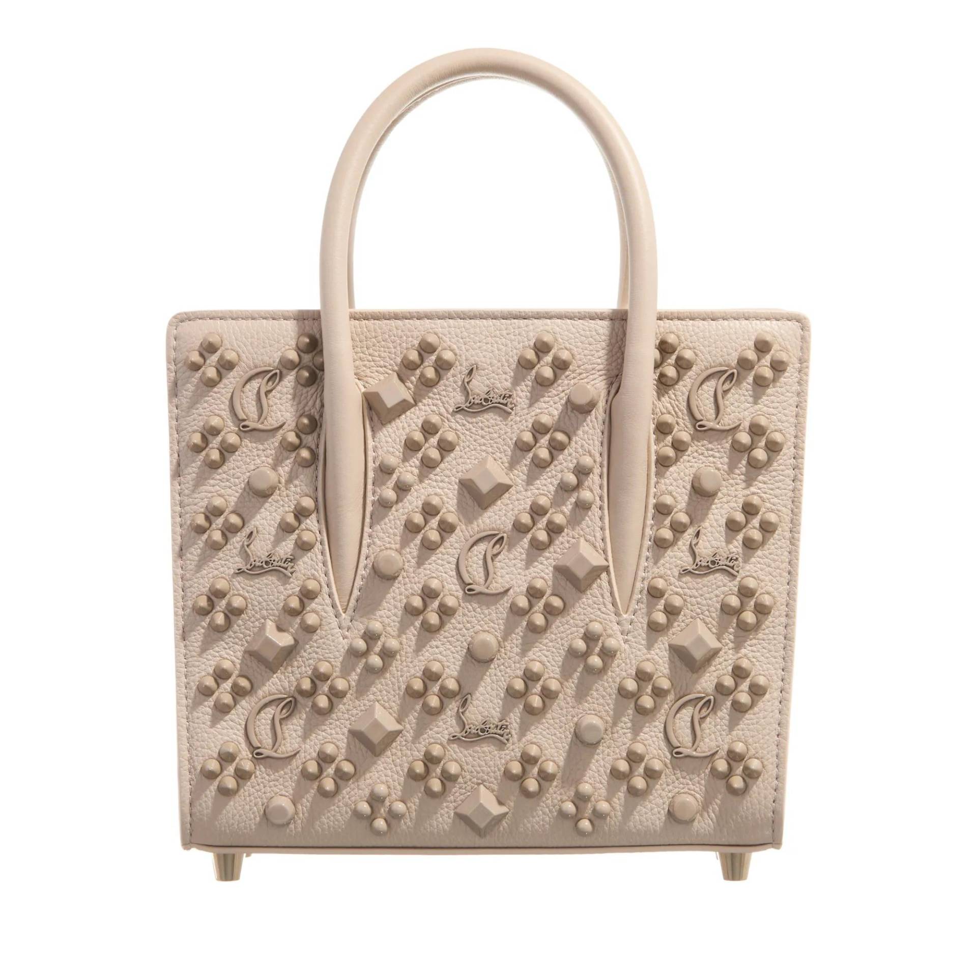 Christian Louboutin Henkeltasche - Paloma S Mini Bag Leather - Gr. unisize - in Taupe - für Damen von Christian Louboutin