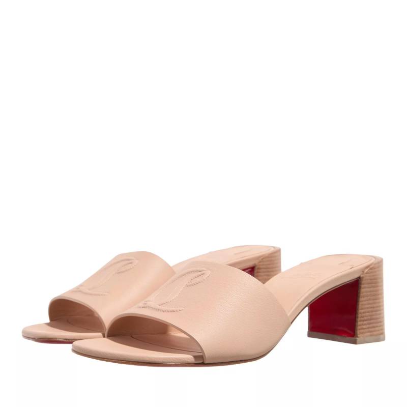 Christian Louboutin Sandalen - So CL Mule 55 Calf - Gr. 36 (EU) - in Beige - für Damen von Christian Louboutin