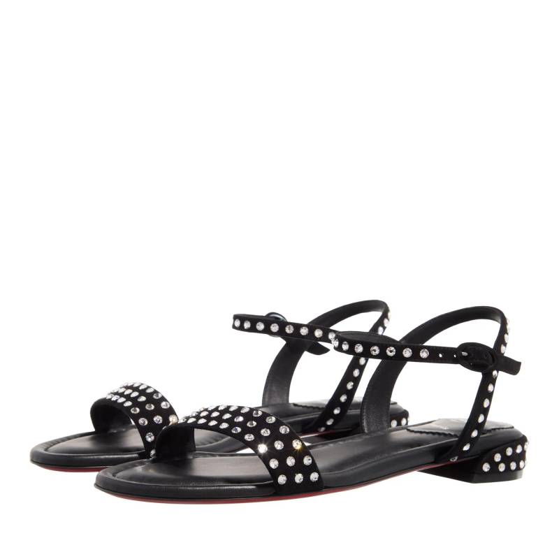 Christian Louboutin Sandalen - Sweet Jane Sandal Strass Boum - Gr. 37 (EU) - in Schwarz - für Damen von Christian Louboutin