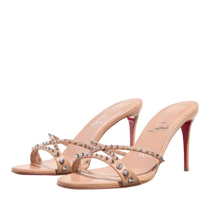 Christian Louboutin Sandalen - Tatoosh Spikes 85 Kid/Lining - Gr. 37 (EU) - in Beige - für Damen von Christian Louboutin