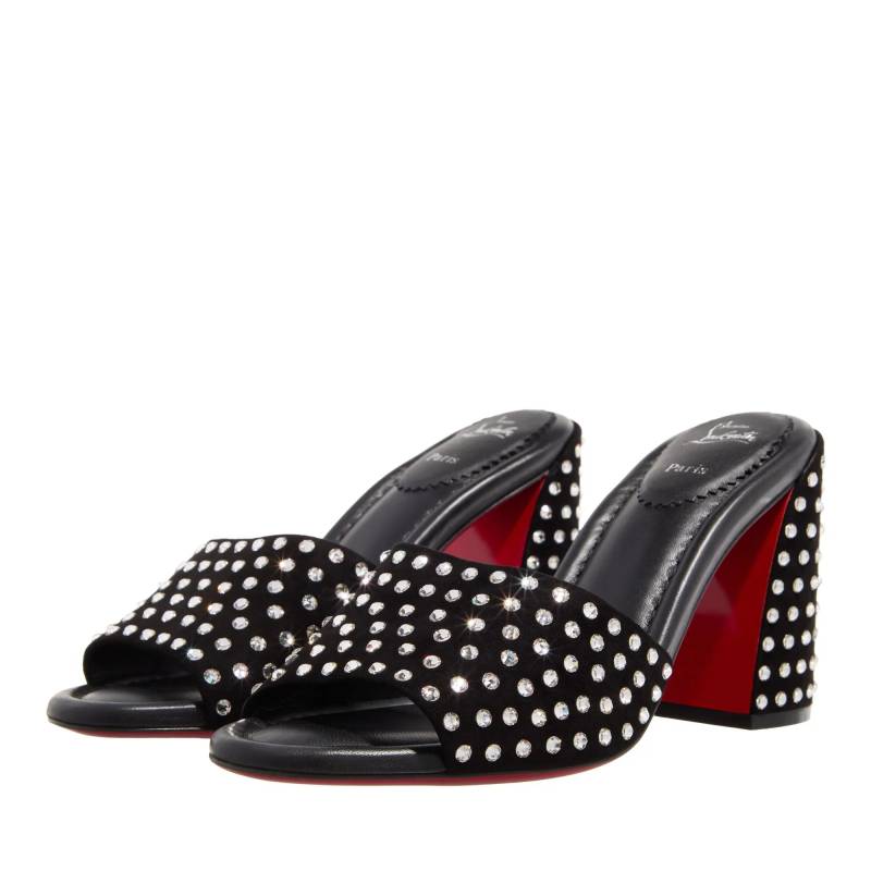 Christian Louboutin Slipper & Pantoletten - Jane Mule Strass Boum - Gr. 38 (EU) - in Schwarz - für Damen von Christian Louboutin