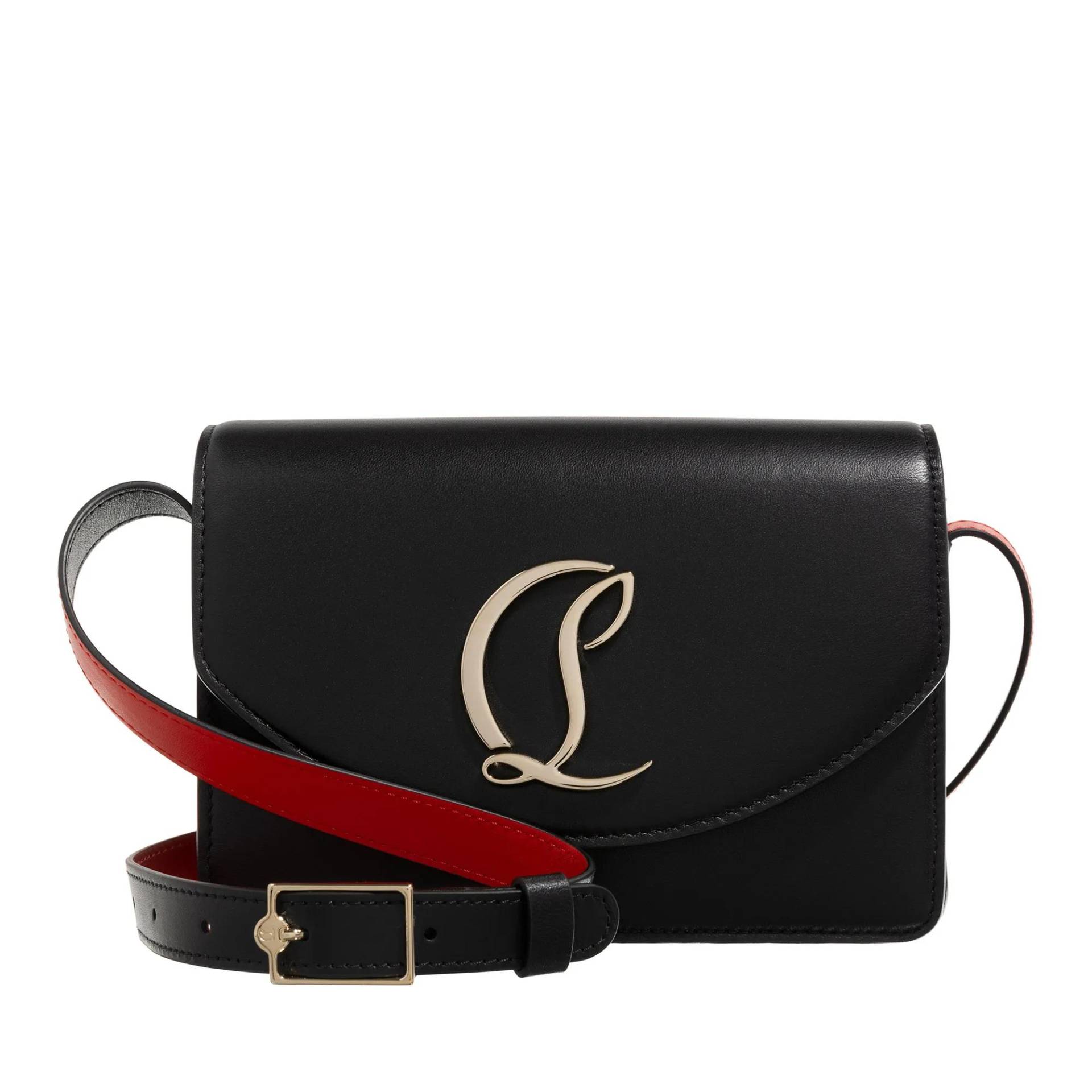 Christian Louboutin Umhängetasche - Loubi 54 Nappa Leather Crossbody Bag - Gr. unisize - in Schwarz - für Damen von Christian Louboutin