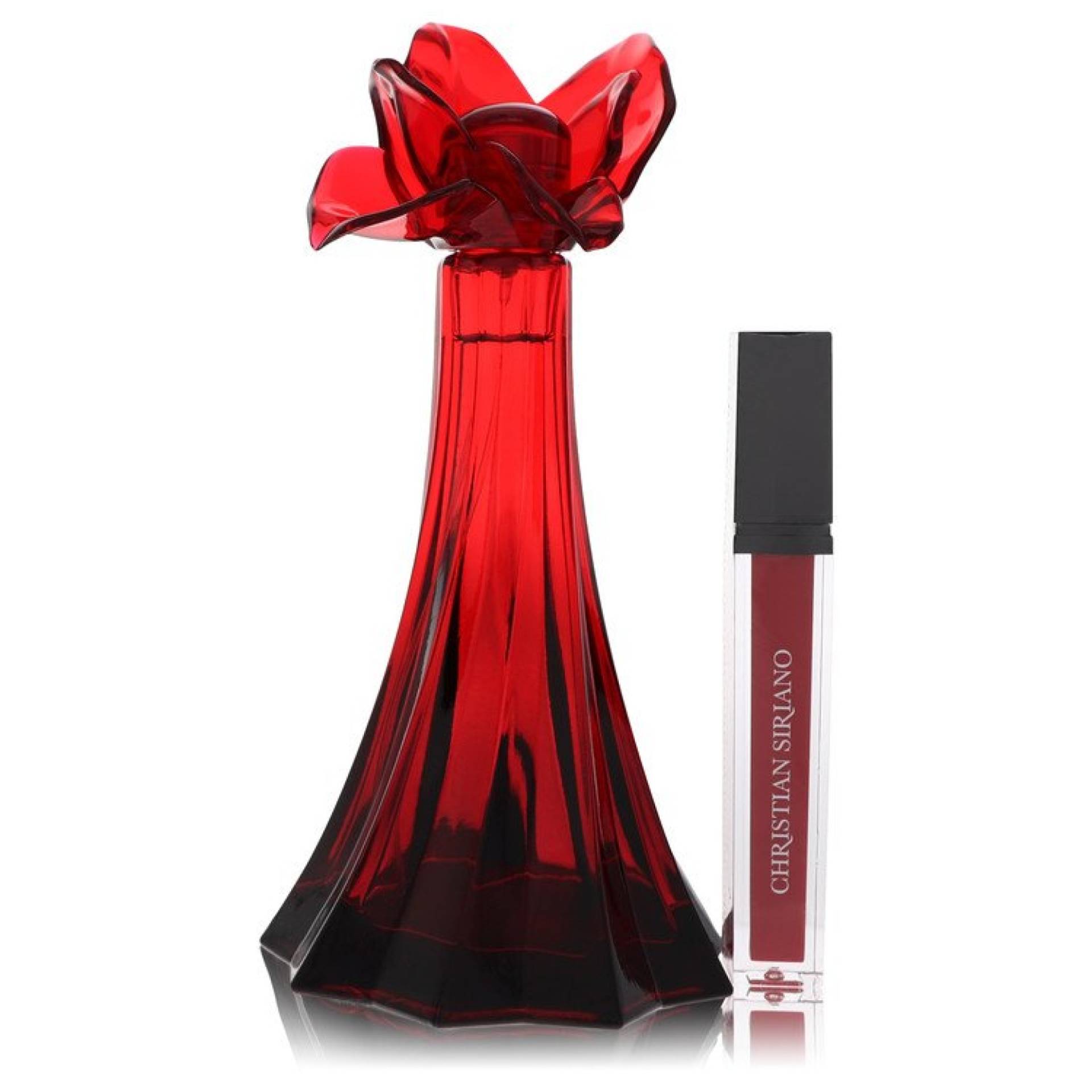 Christian Siriano Ooh La Rouge Eau De Parfum Spray + 0.21 Oz Red Lip Gloss (Unboxed) 101 ml von Christian Siriano