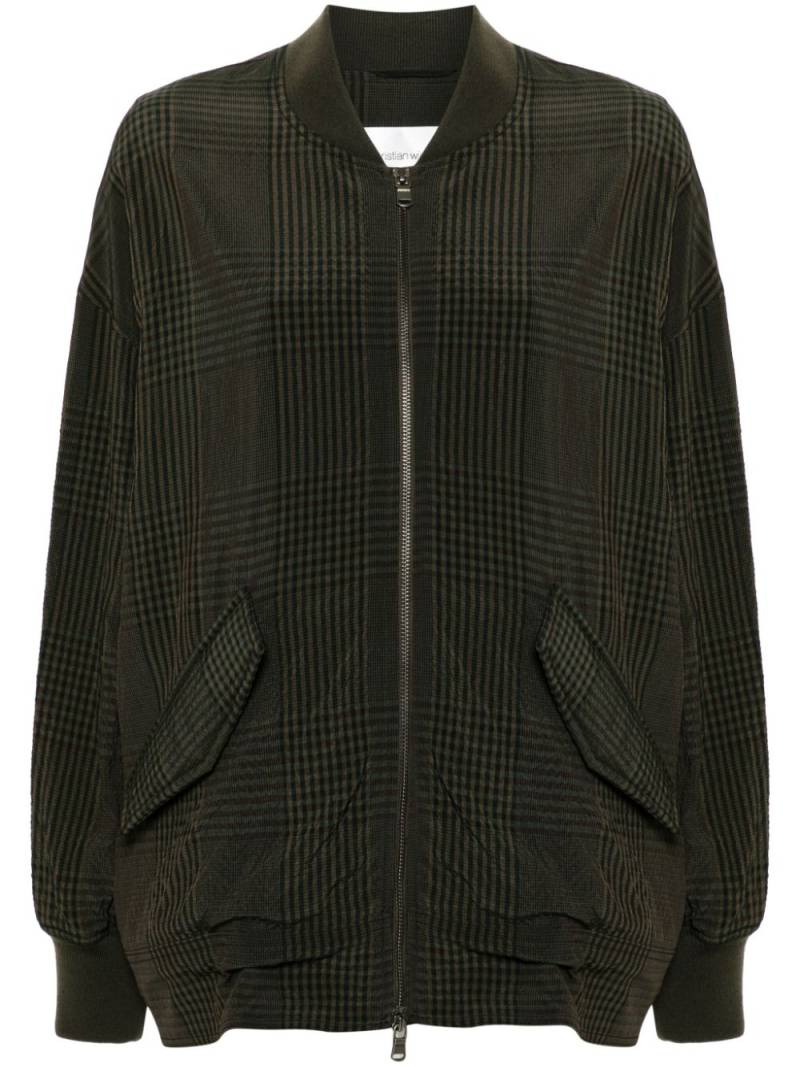 Christian Wijnants Jaria bomber jacket - Green von Christian Wijnants