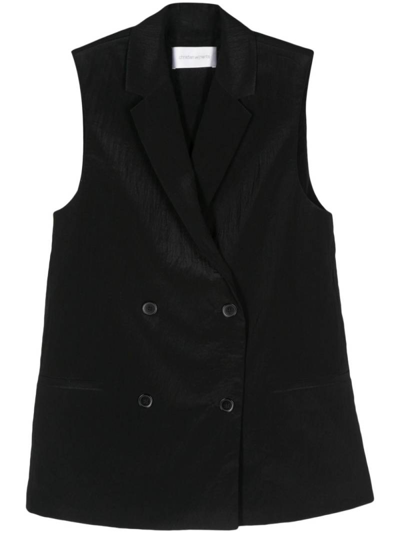 Christian Wijnants Jollo double-breasted waistcoat - Black von Christian Wijnants