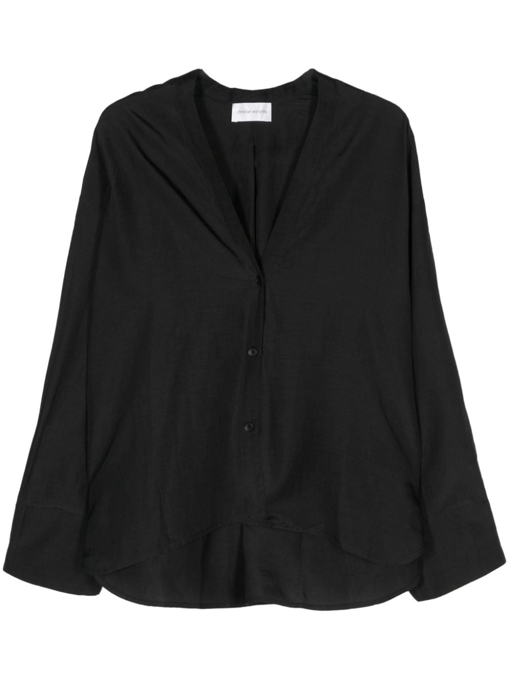 Christian Wijnants Tanza long-sleeve blouse - Black von Christian Wijnants