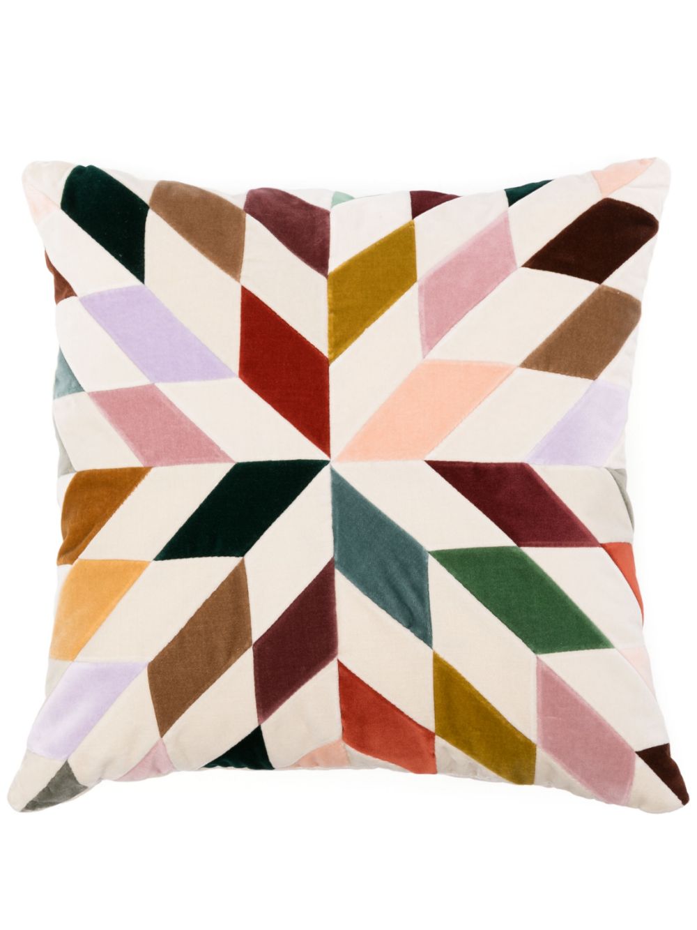 Christina Lundsteen Nova velvet cushion (50cm x 50cm) - Neutrals von Christina Lundsteen