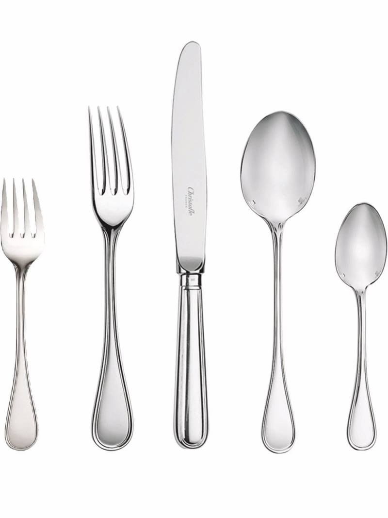 Christofle Albi five-piece individual silver-plated place settings von Christofle