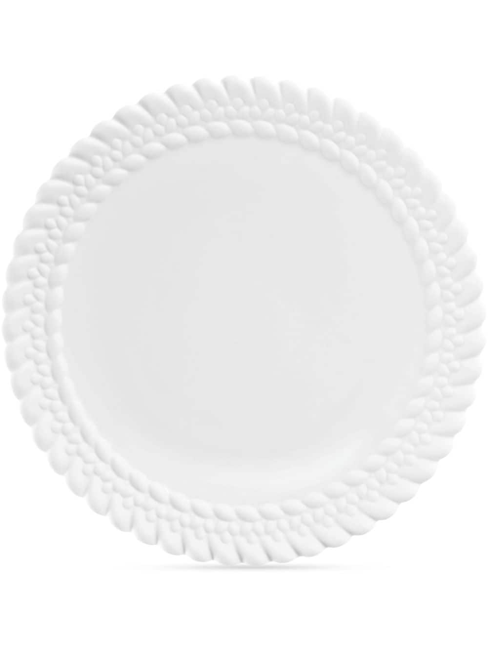 Christofle Babylone porcelain dessert plate (21cm) - White von Christofle