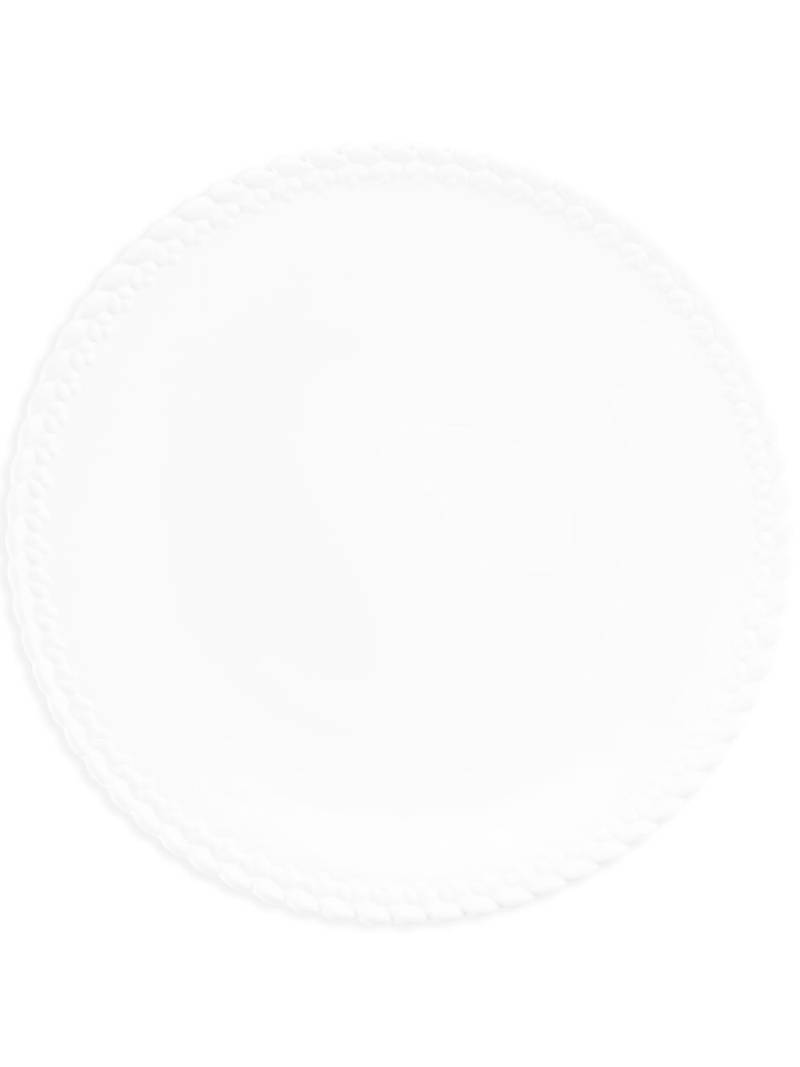 Christofle Babylone porcelain dinner plate (27cm) - White von Christofle