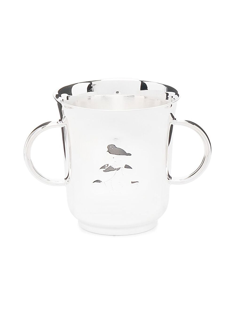 Christofle Charlie Bear silver-plated two handle baby cup von Christofle