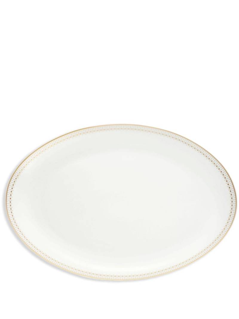 Christofle Malmaison Impériale oval plate - White von Christofle