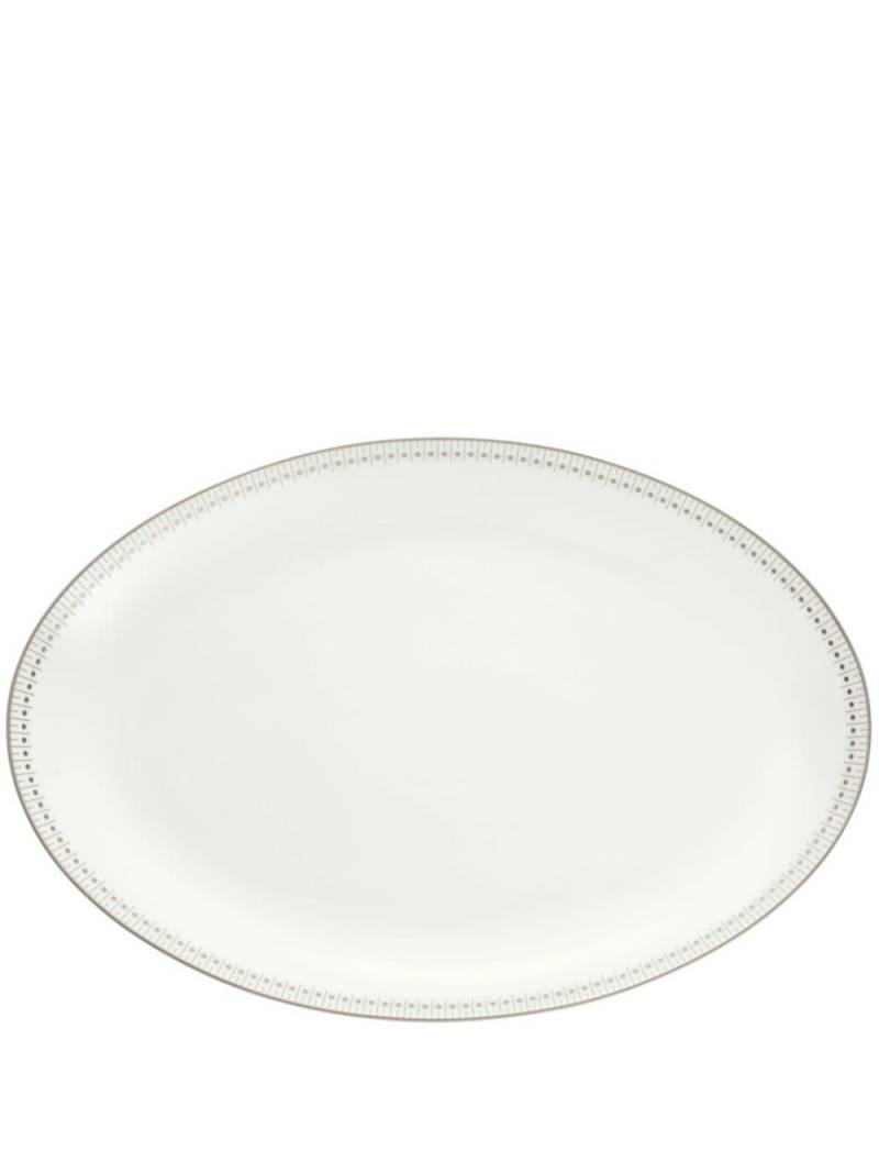 Christofle Malmaison Impériale oval platter - White von Christofle