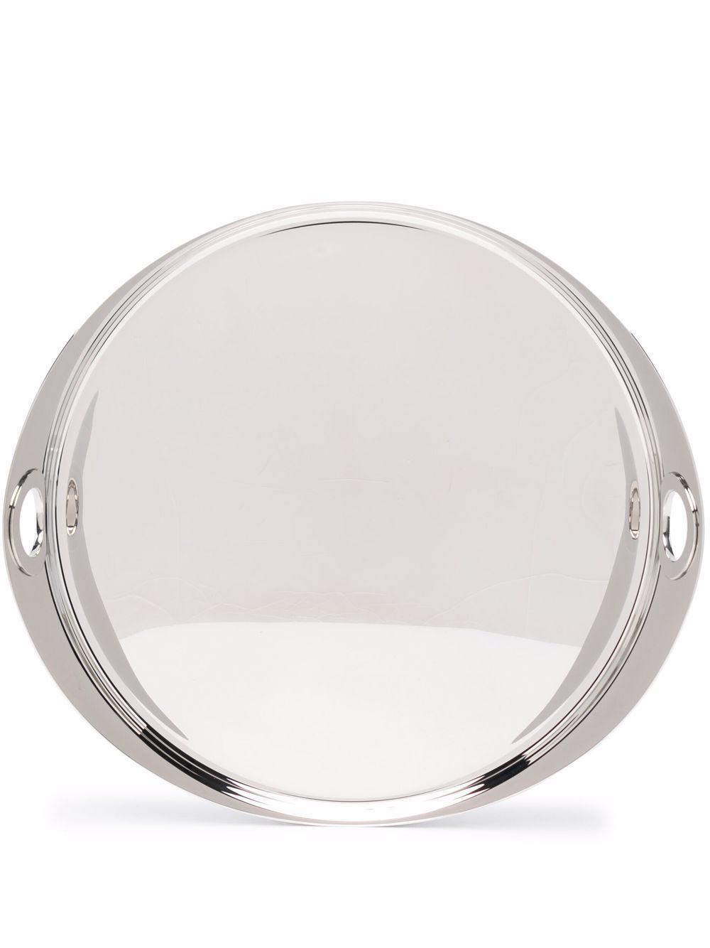 Christofle Oh de Christofle 40cm stainless steel round tray - Silver von Christofle