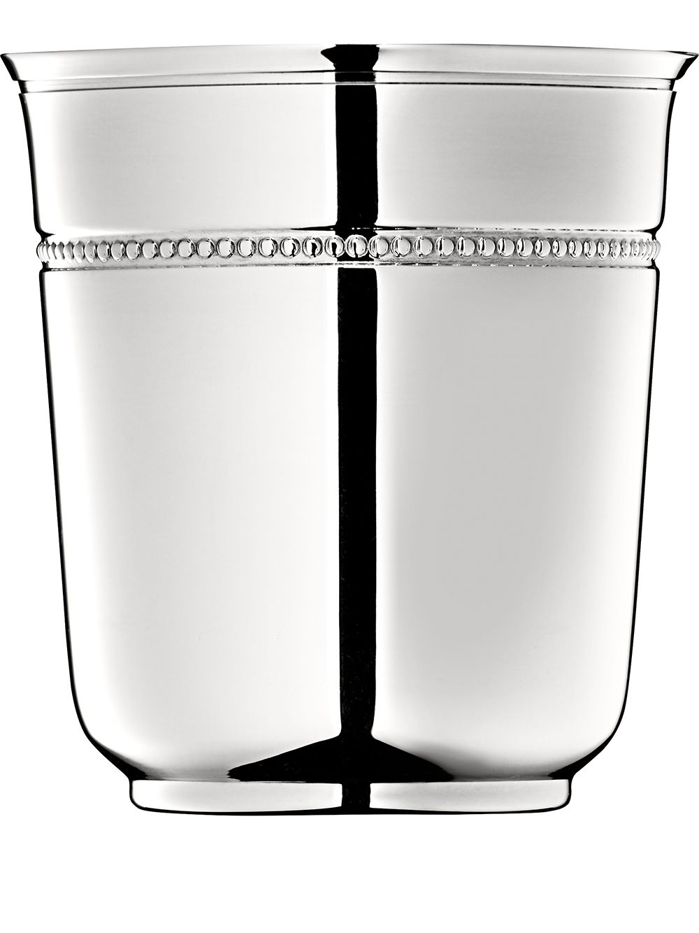 Christofle Perles silver-plated baby cup von Christofle