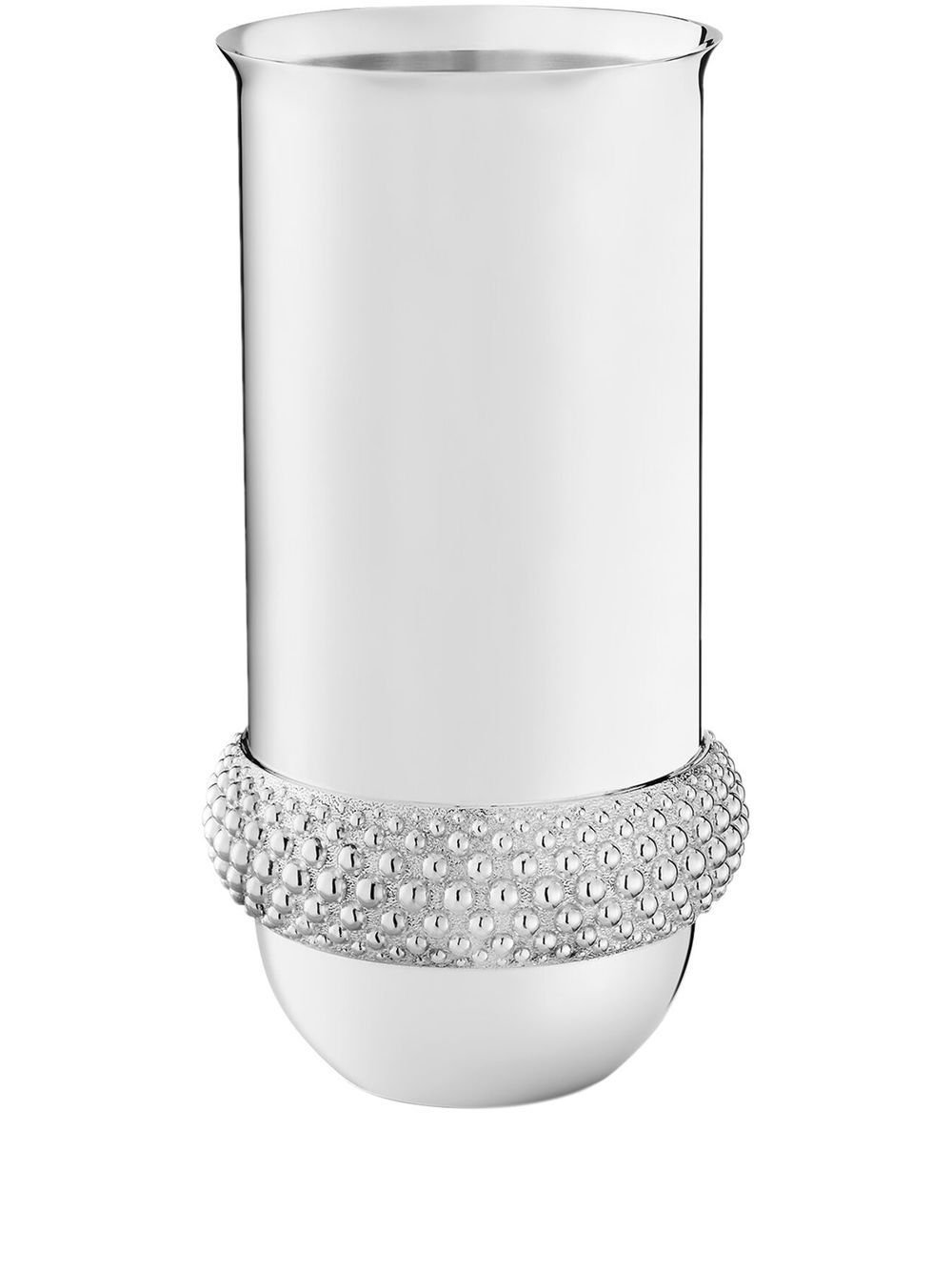 Christofle Perles silver-plated vase (30cm) von Christofle