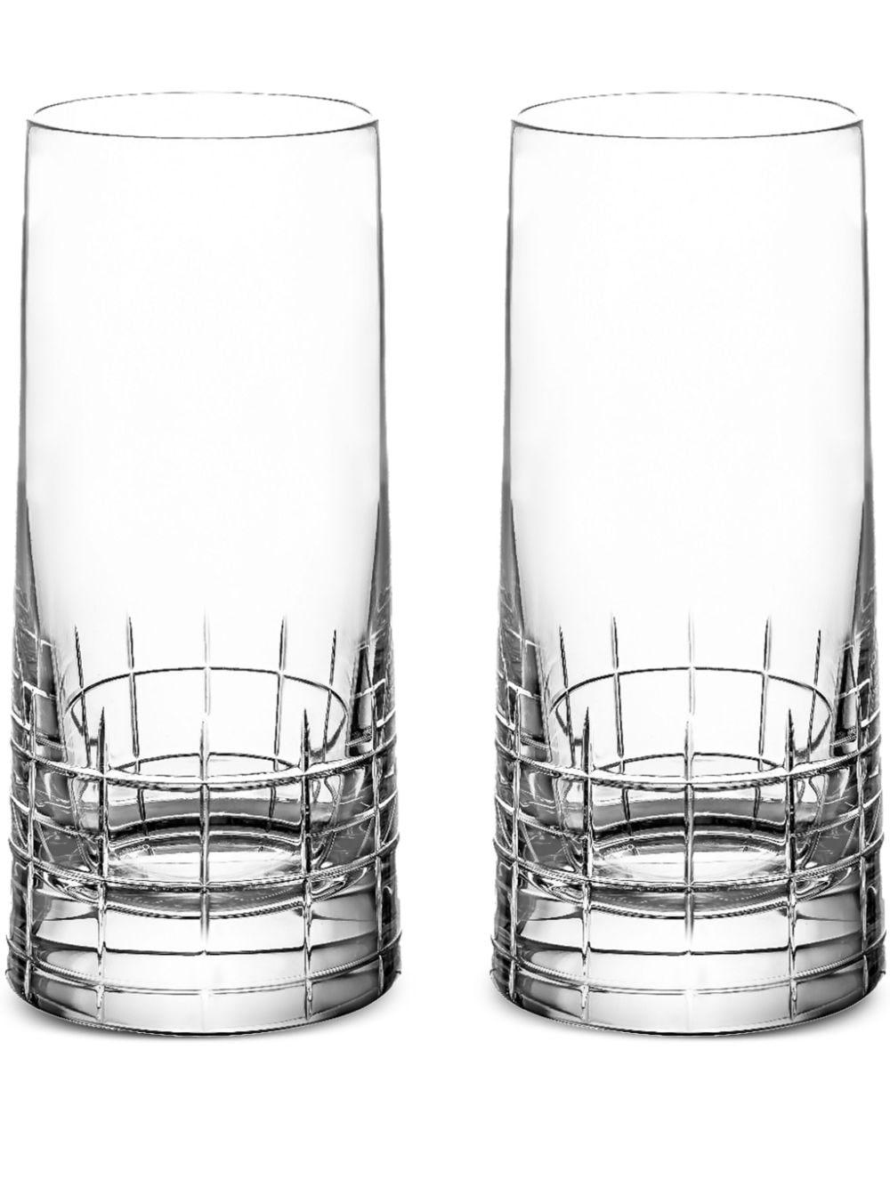 Christofle Graphik highball glasses (set of two) - White von Christofle