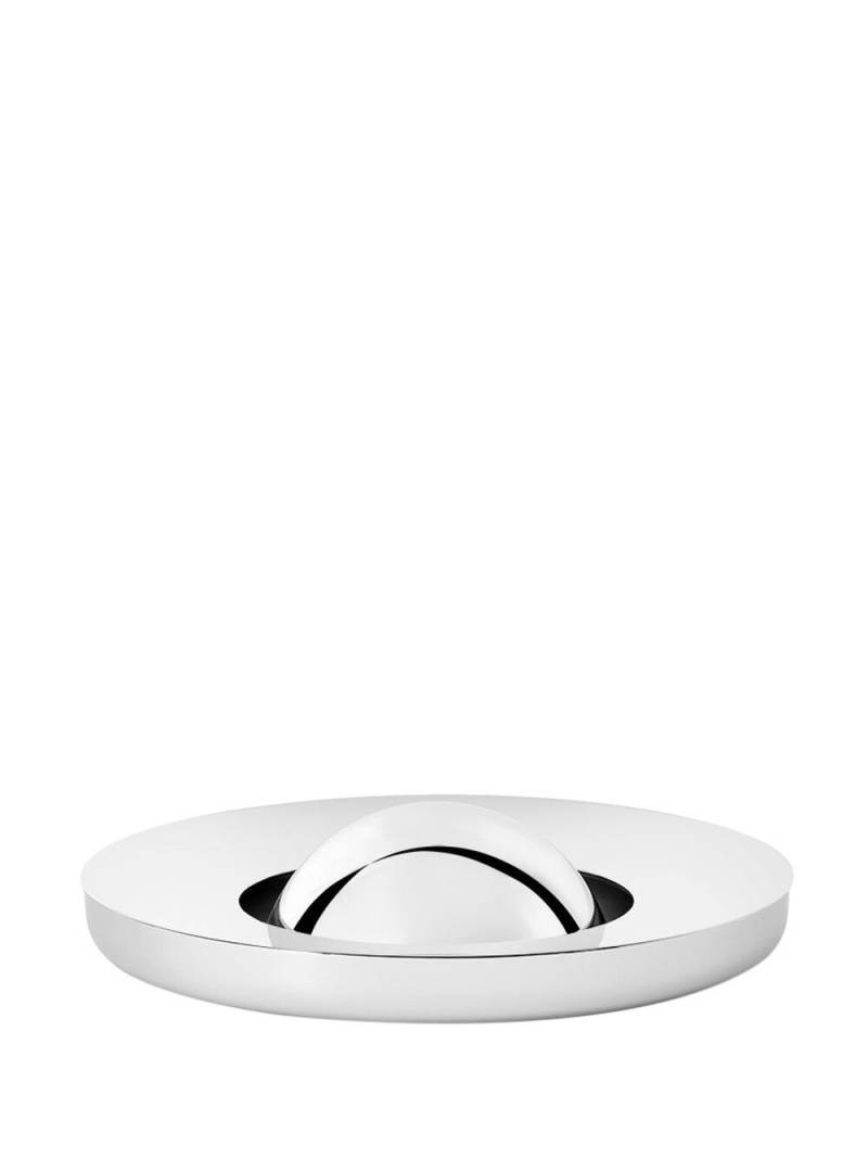 Christofle large stainless steel ashtray - Silver von Christofle