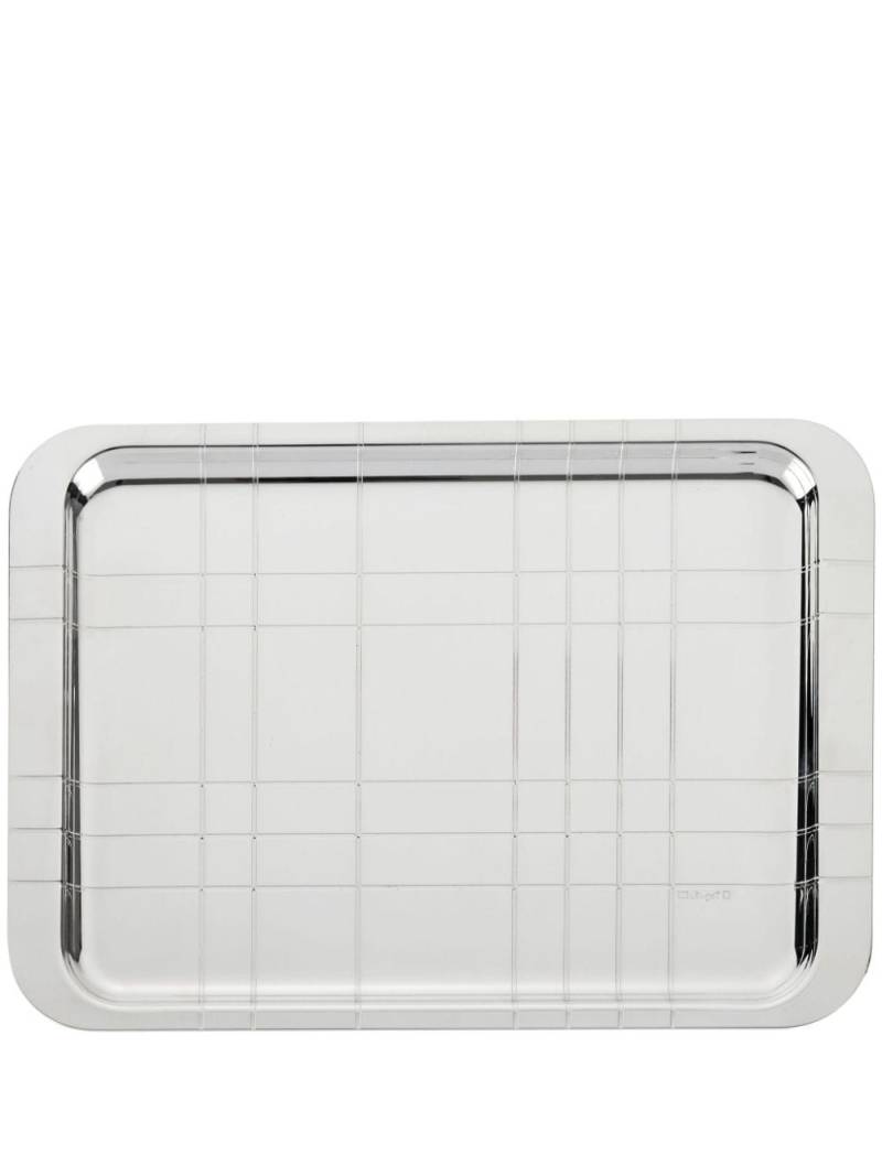 Christofle Graphik A5 silver-plated tray (21cm x 30cm) von Christofle