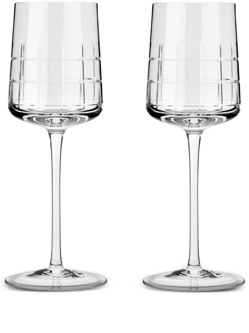 Christofle Graphik white wine glasses (set of two) von Christofle