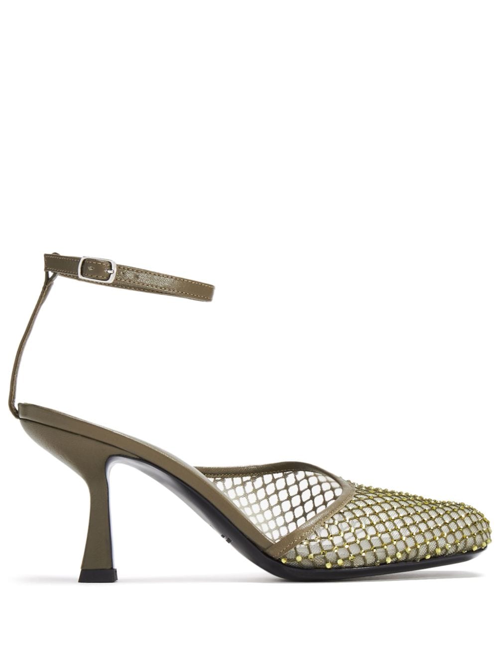 Christopher Esber 80mm Minette Veil mesh pumps - Green von Christopher Esber