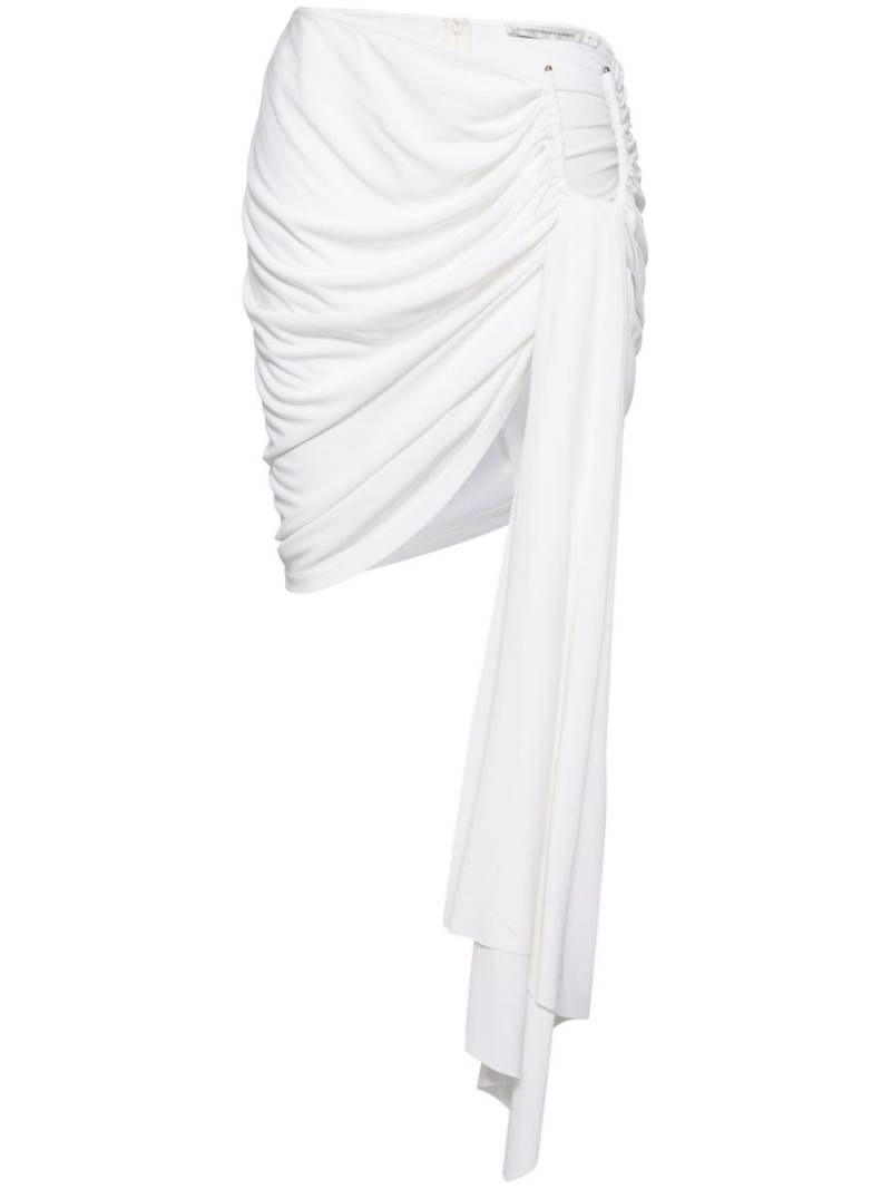 Christopher Esber Arced Palm mini skirt - White von Christopher Esber