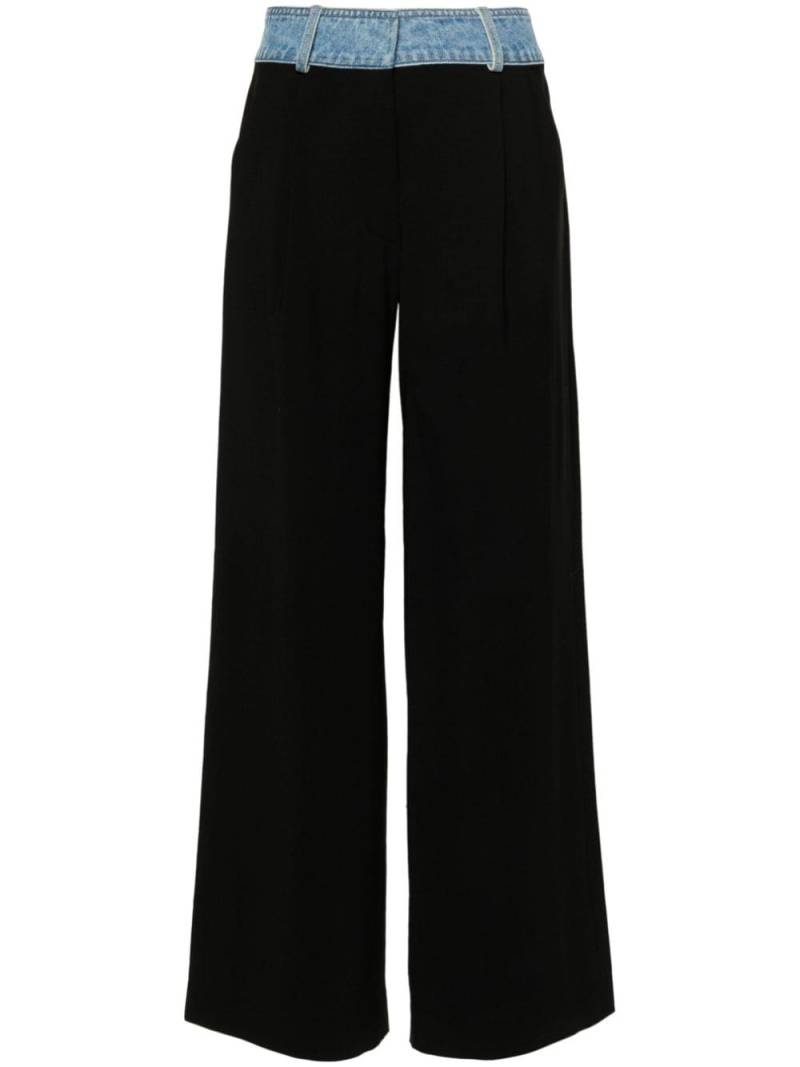 Christopher Esber Deconstruct wide-leg trousers - Black von Christopher Esber