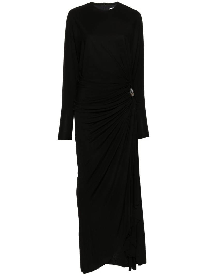 Christopher Esber Helix side-slit maxi dress - Black von Christopher Esber