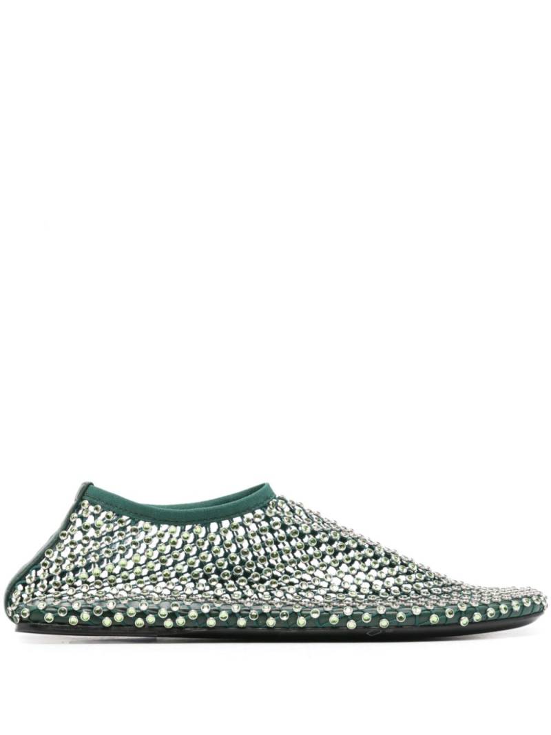 Christopher Esber Minette ballerina flats - Green von Christopher Esber