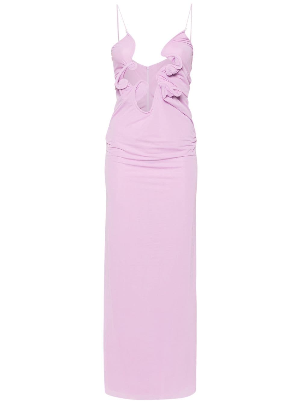 Christopher Esber Moulded Venus maxi dress - Purple von Christopher Esber