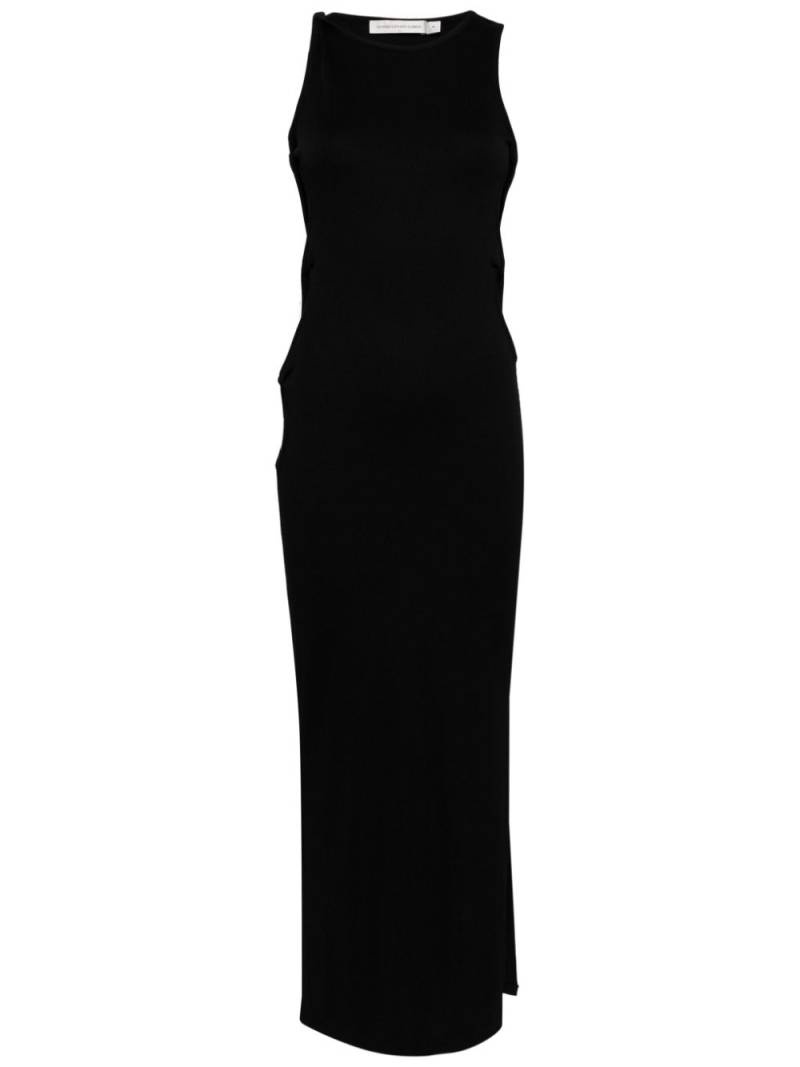 Christopher Esber Oblix ribbed maxi dress - Black von Christopher Esber