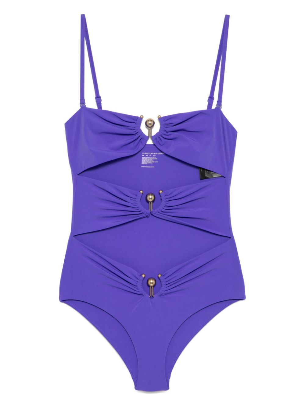 Christopher Esber Pierced Orbit One Piece - Purple von Christopher Esber