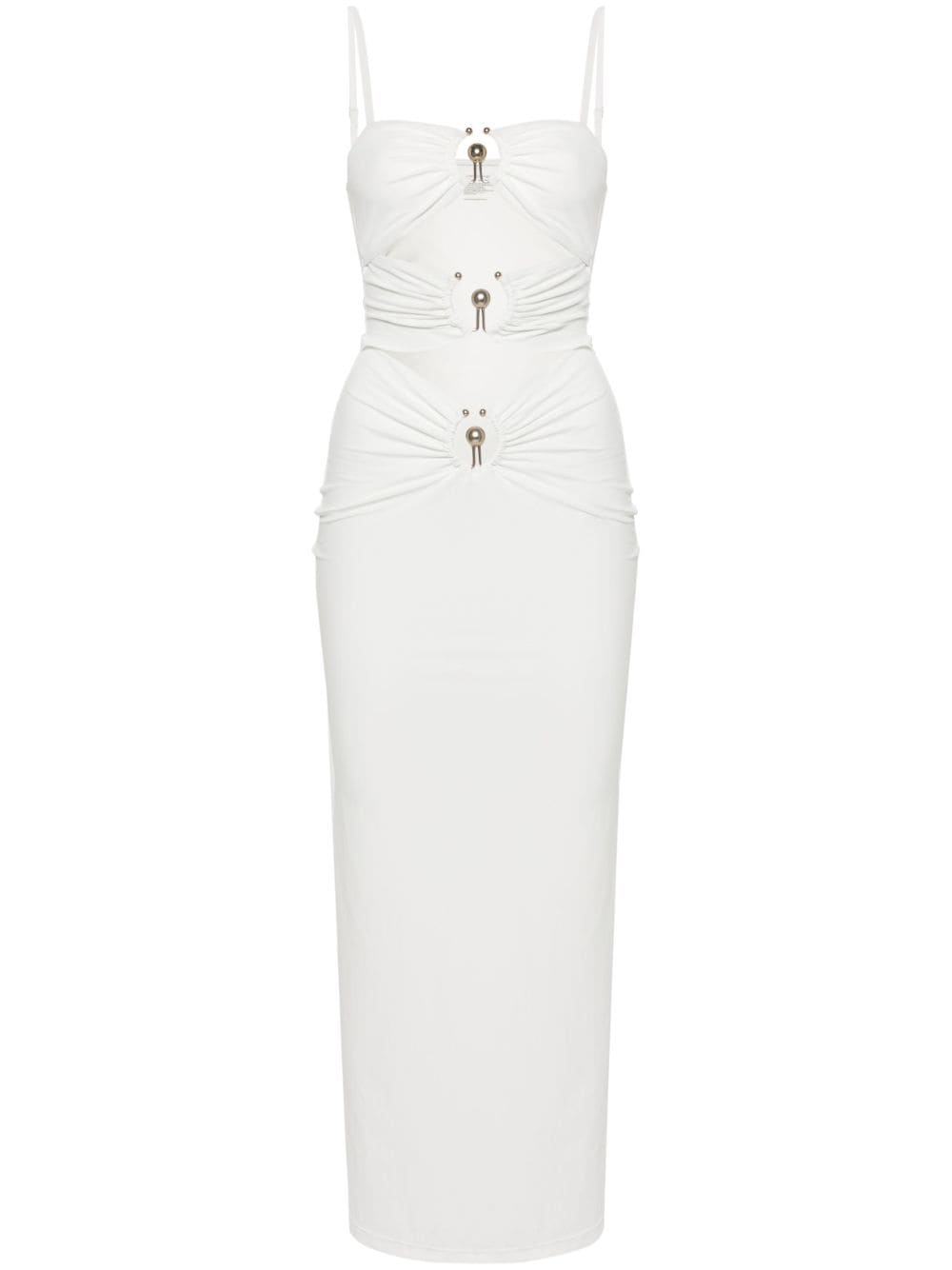 Christopher Esber Pierced Orbit maxi dress - White von Christopher Esber