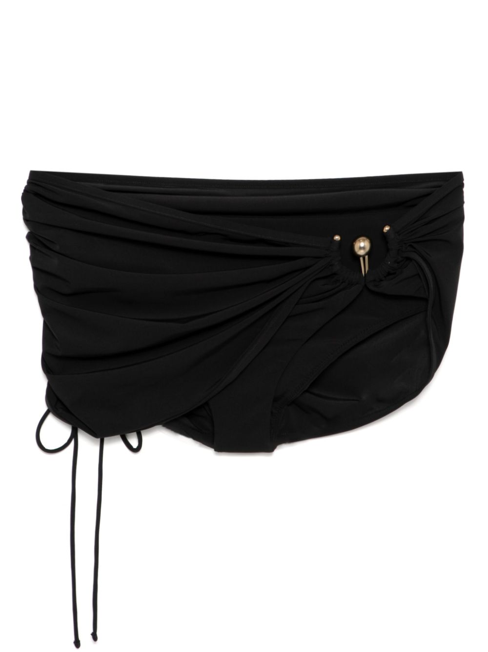 Christopher Esber Ruched Orbit Skirt Brief - Black von Christopher Esber