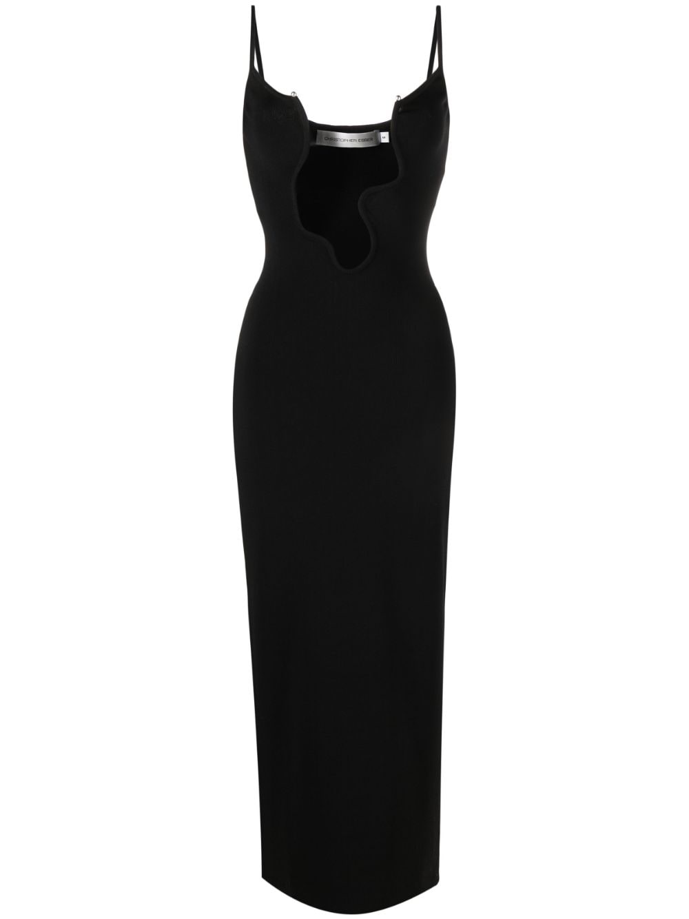 Christopher Esber Salacia plunge maxi dress - Black von Christopher Esber