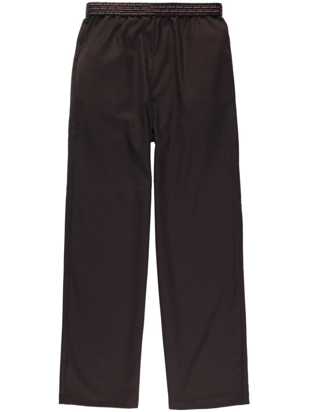 Christopher Esber Trinity wool-blend trousers - Brown von Christopher Esber